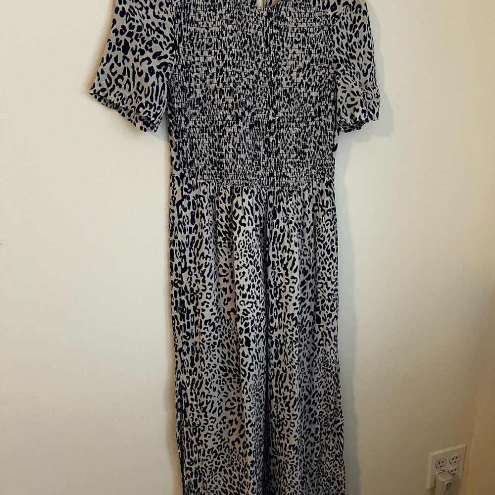 Baum und Pferdgarten Indigo and White Dress
